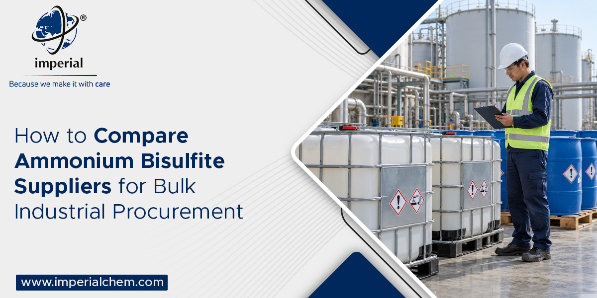 How to Compare Ammonium Bisulfite Suppliers for Bulk Industrial Procurement